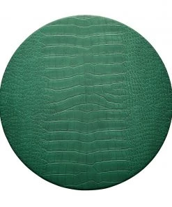 Kim Seybert Placemats Croco Placemat In Emerald, Set Of 4