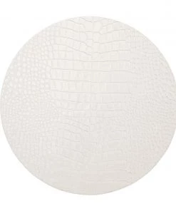 Kim Seybert Croco Placemat In White, Set Of 4