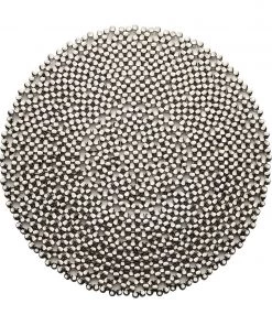 Kim Seybert Gilded Channel Placemat In Silver, Set Of 4