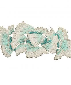 Kim Seybert Table Runners Isla Table Runner In Ivory & Seafoam