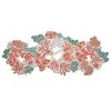 Kim Seybert Table Runners Cozumel Table Runner In Turquoise, Coral, & Gold