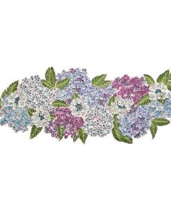Kim Seybert Table Runners Hydrangea Table Runner In Multi