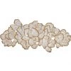 Kim Seybert Table Runners Botanica Table Runner In White, Gold, & Silver
