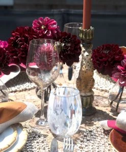 Kim Seybert Gala Tumbler In White, Set Of 4