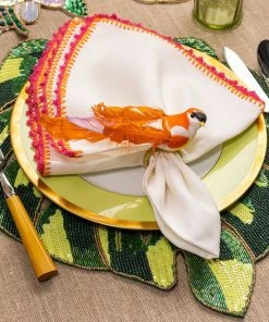 Kim Seybert Belize Placemat In Green, Set Of 4 Placemats