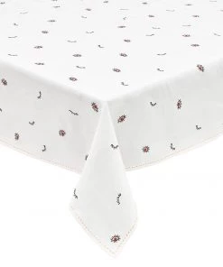 Kim Seybert Bohemia Tablecloth In Pink & Orange