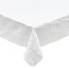 Kim Seybert Tablecloths Seersucker Tablecloth In White