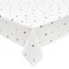 Kim Seybert Bohemia Tablecloth In White & Seafoam Tablecloths