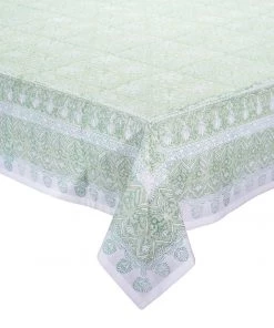 Kim Seybert Provence Tablecloth In Mint Tablecloths