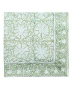 Kim Seybert Provence Tablecloth In Mint Tablecloths