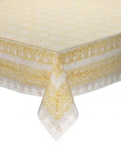 Kim Seybert Provence Tablecloth In Yellow