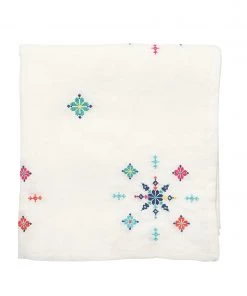 Kim Seybert Tablecloths Fez Tablecloth In White & Multi