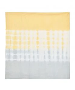 Kim Seybert Tablecloths Duo Dye Tablecloth In Yellow & Gray