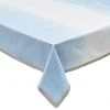 Kim Seybert Dip Dye Tablecloth In White & Periwinkle