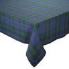 Kim Seybert Tablecloths Tartan Tablecloth In Blue & Green