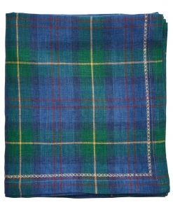 Kim Seybert Tablecloths Tartan Tablecloth In Blue & Green