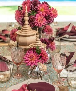 Kim Seybert Home Decor Decor Totem In Natural, Set Of 2 In A Box