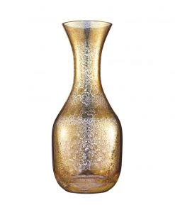 Kim Seybert Crackle Decanter In Gold