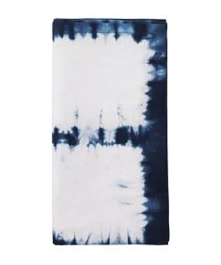Kim Seybert Napkins Congo Napkin In White & Blue, Set Of 4