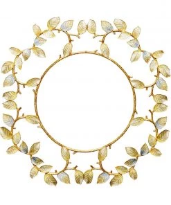 Kim Seybert Laurel Charger In Gold & Silver, Set Of 4