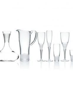 Kim Seybert Paillette Double Old Fashioned In Frost, Set Of 4 Glassware