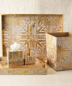 Kim Seybert Distressed Tissue Box