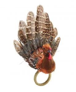 Kim Seybert Gobble Napkin Ring In Multi, Set Of 4 Napkin Rings