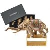 Kim Seybert Napkin Rings Mahout Napkin Ring In Gold, Set Of 4 In A Gift Box