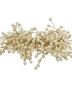 Kim Seybert Napkin Rings Spray Napkin Ring In Pearl, Set Of 4