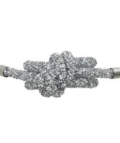 Kim Seybert Glam Knot Napkin Ring In Silver, Set Of 4 Napkin Rings