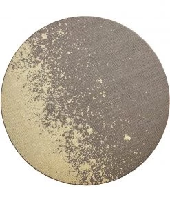 Kim Seybert Metafoil Placemat In Taupe & Gold, Set Of 4