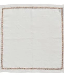 Kim Seybert Napkins Jardin Napkin In White & Multi, Set Of 4